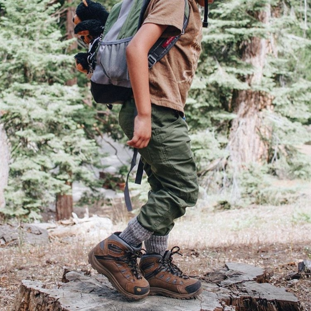Boys Olive Green Khakis. //
